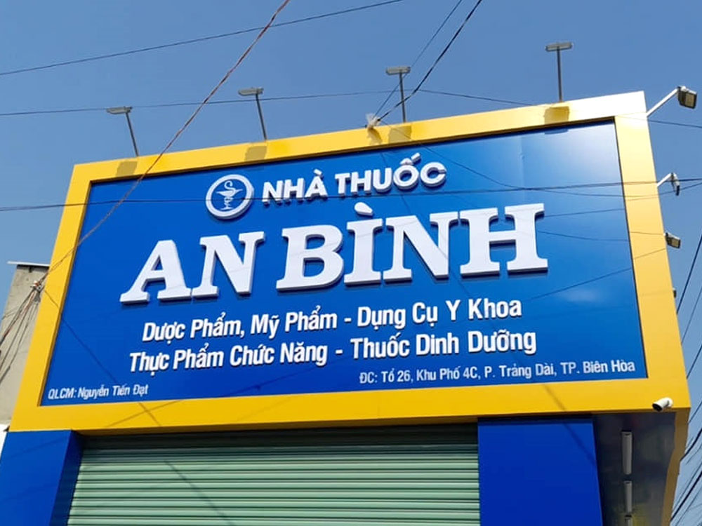 Bảng hiệu alu nhà thuốc